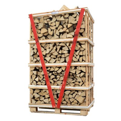 Legna da ardere premium di faggio – Cassa essiccata al forno, 264 kg EcoFiamma Italia