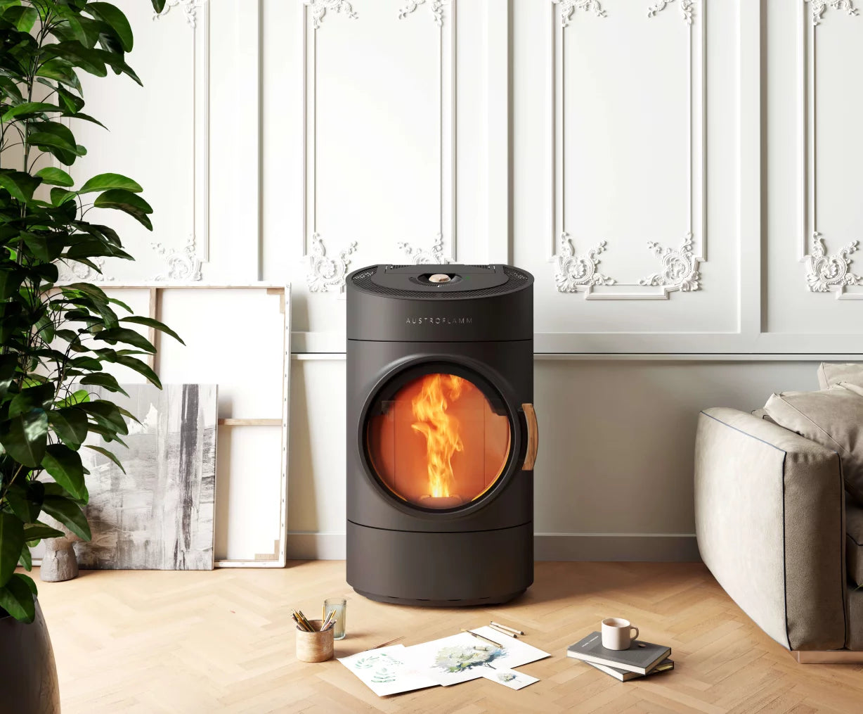 Stufa a pellet CLOU Pellet AUSTROFLAMM 10 kW EcoFiamma Italia