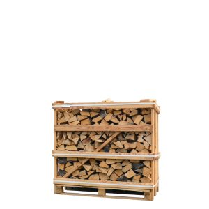 Legna da ardere premium di faggio – Cassa essiccata al forno, 153 kg EcoFiamma Italia