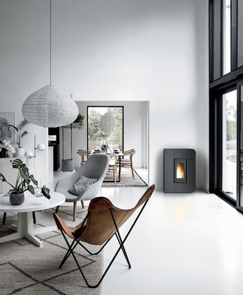 Stufa a pellet ALTA Air 7 S1 XAP! MCZ, 7 kW EcoFiamma Italia