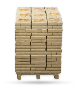 Mattonelle di legno FireBrixx 10 kg (pallet 960 kg) EcoFiamma Italia