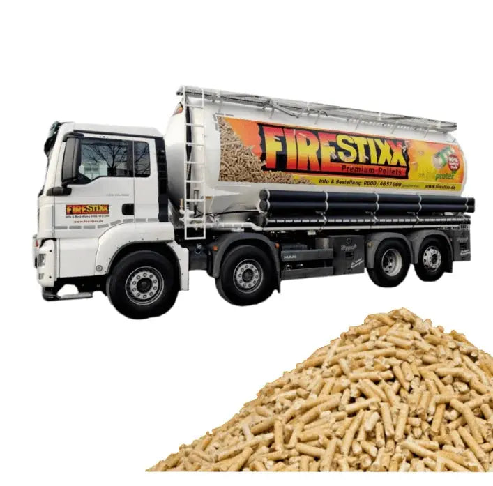 Pellet di legno sfuso FireStixx 30.000 kg (30 tonnellate) EcoFiamma Italia