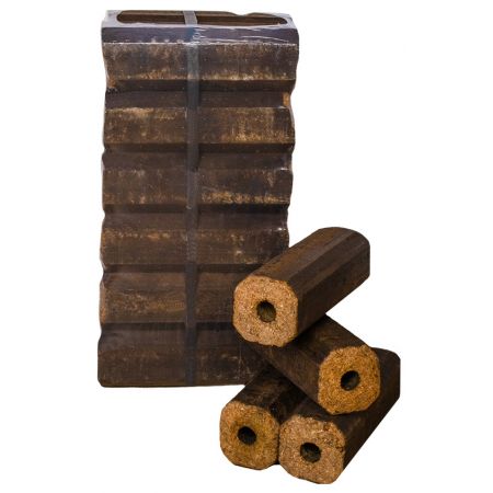 Bricchette Pini Kay (importazione) pallet 96 sacchi x 10 kg (960 kg) EcoFiamma Italia